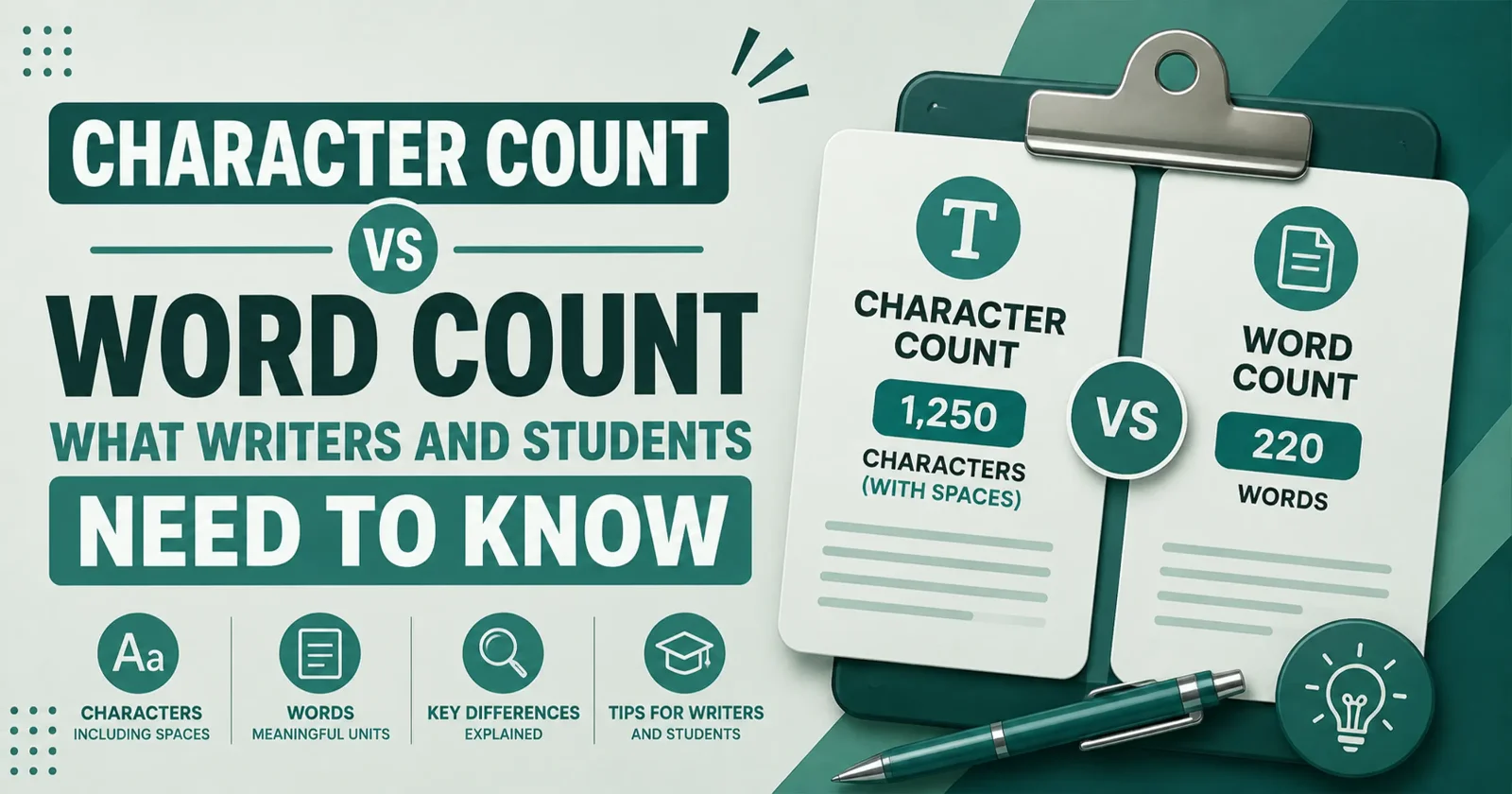 character count vs word count